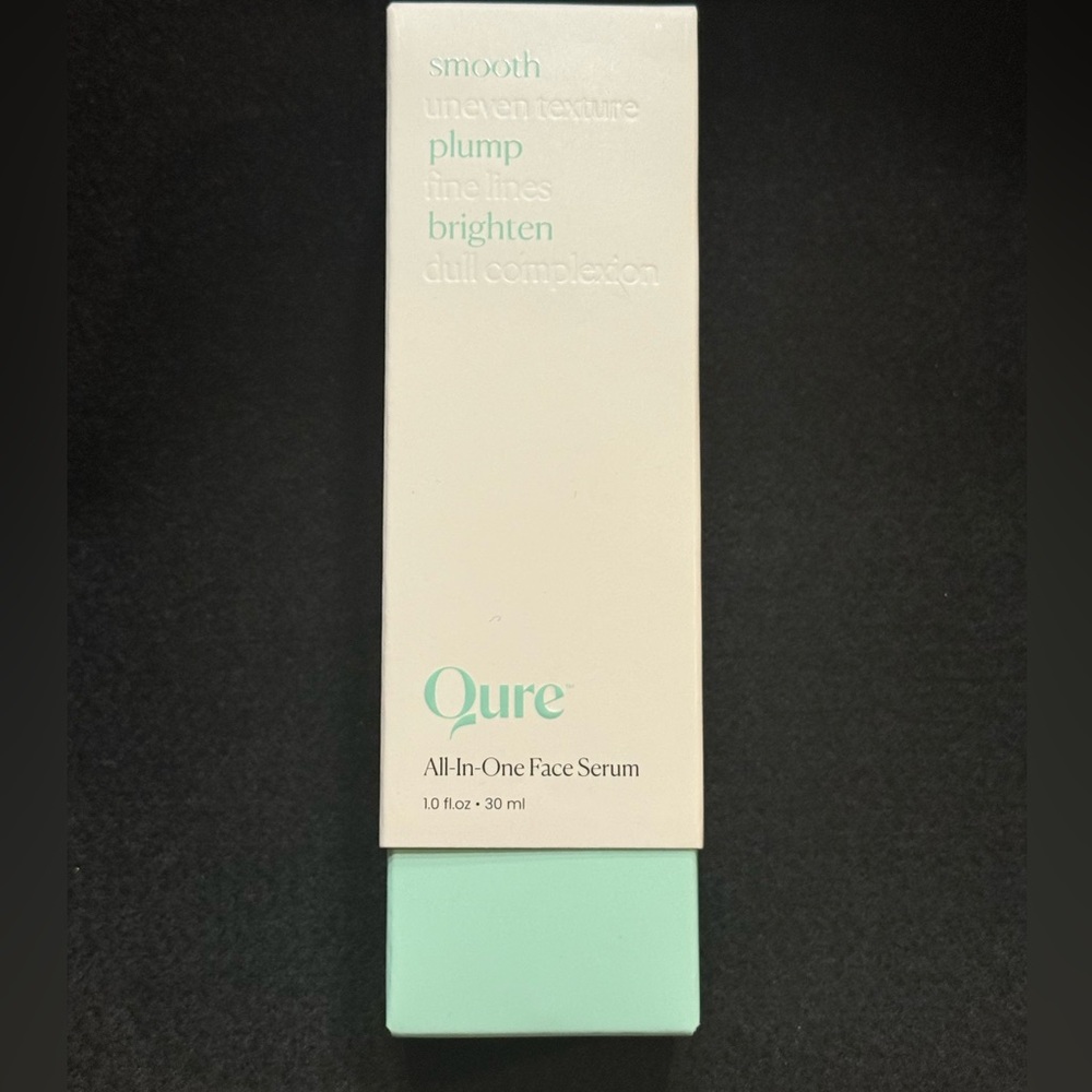 Qure 1oz All-In-One Face Serum - NEW IN SEALED BOX.